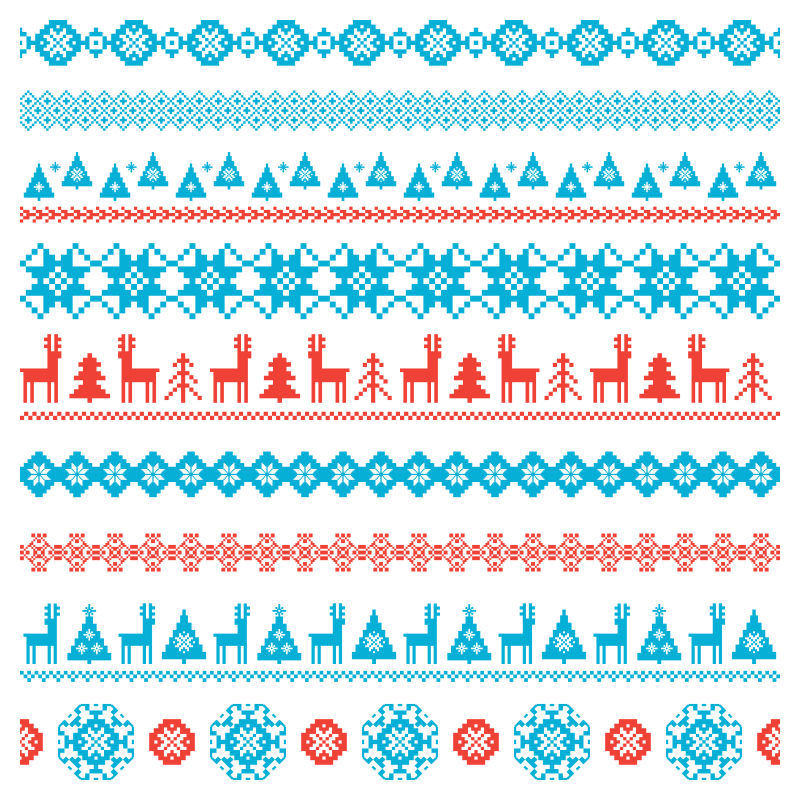 矢量圣诞装饰背景