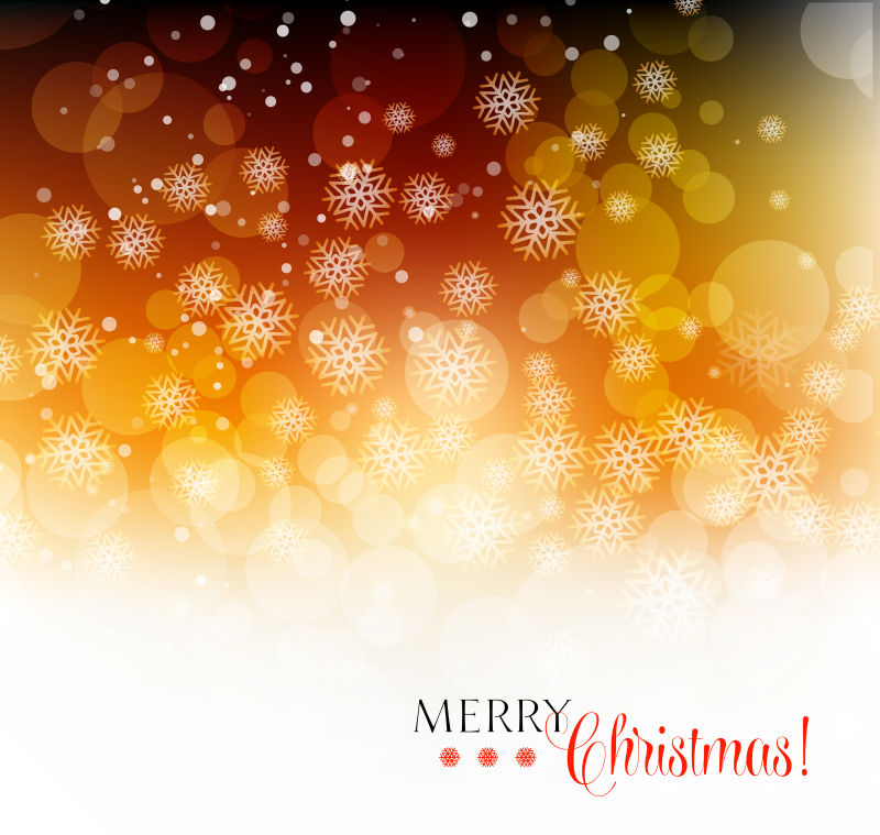 矢量圣诞节雪花背景