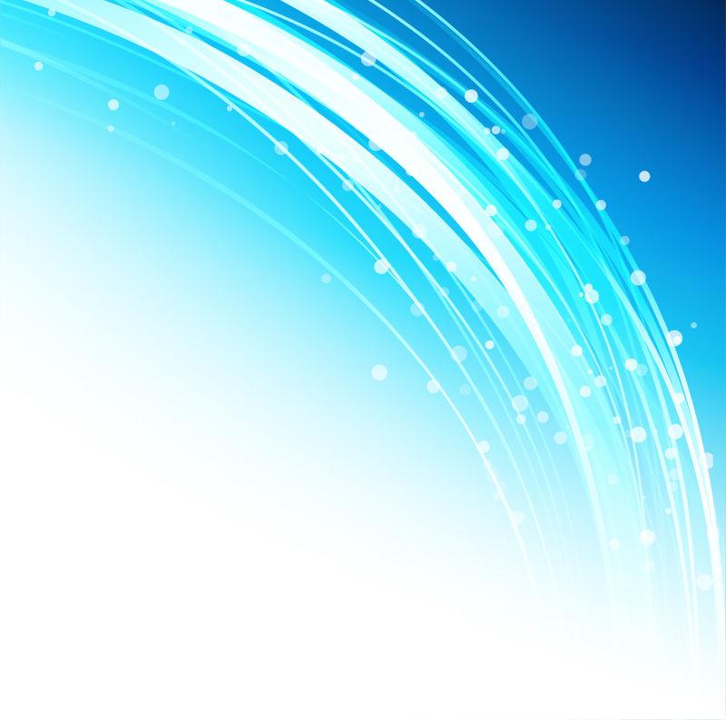 矢量圣诞节蓝气背景