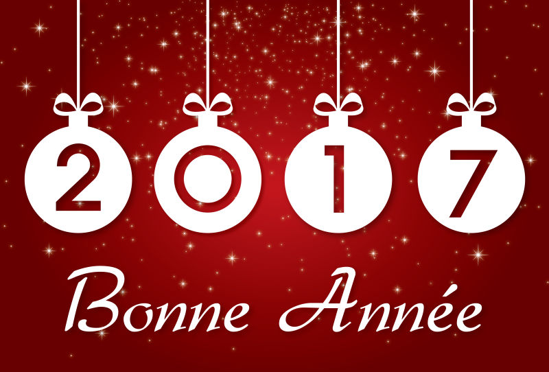 矢量2017新年贺卡设计背景