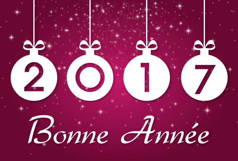 2017新年贺卡设计矢量背景