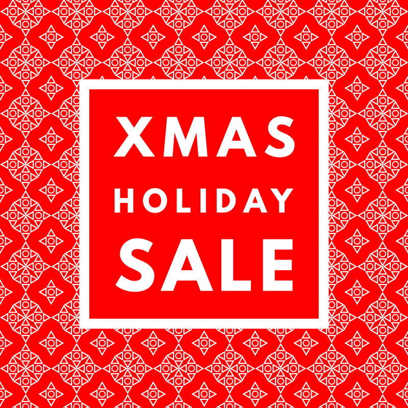 创意红色主题的折扣销售海报设计