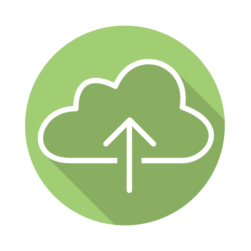 云上传矢量图标