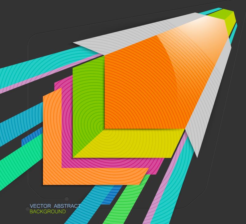 丰富多彩的场景矢量抽象背景