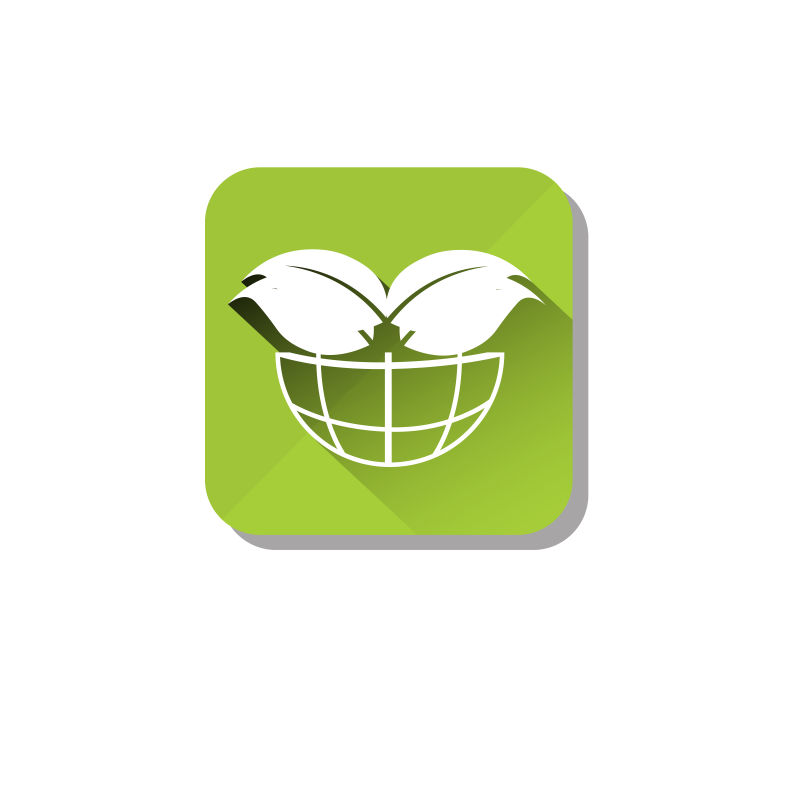 绿色生态设计矢量图标