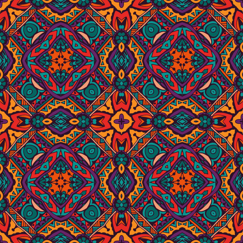 风纹理矢量无缝背景