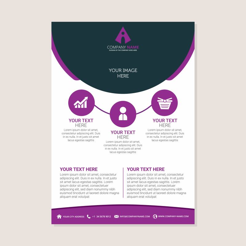 商业设计封面矢量