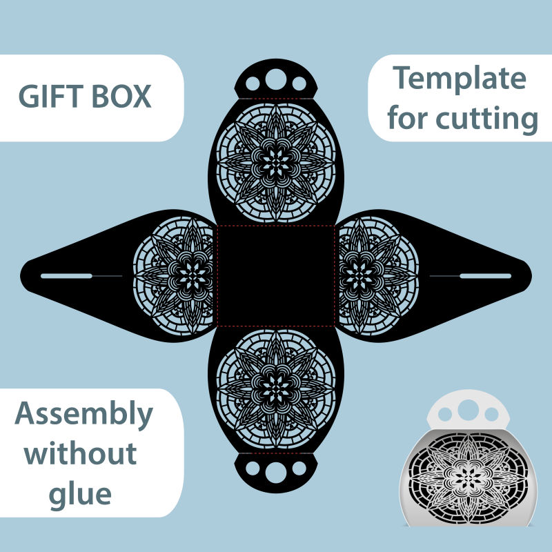 几何贺卡矢量设计