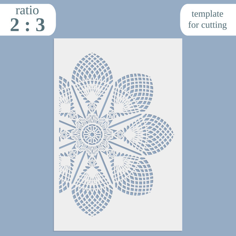 矢量纸页贺卡太阳花花纹装饰