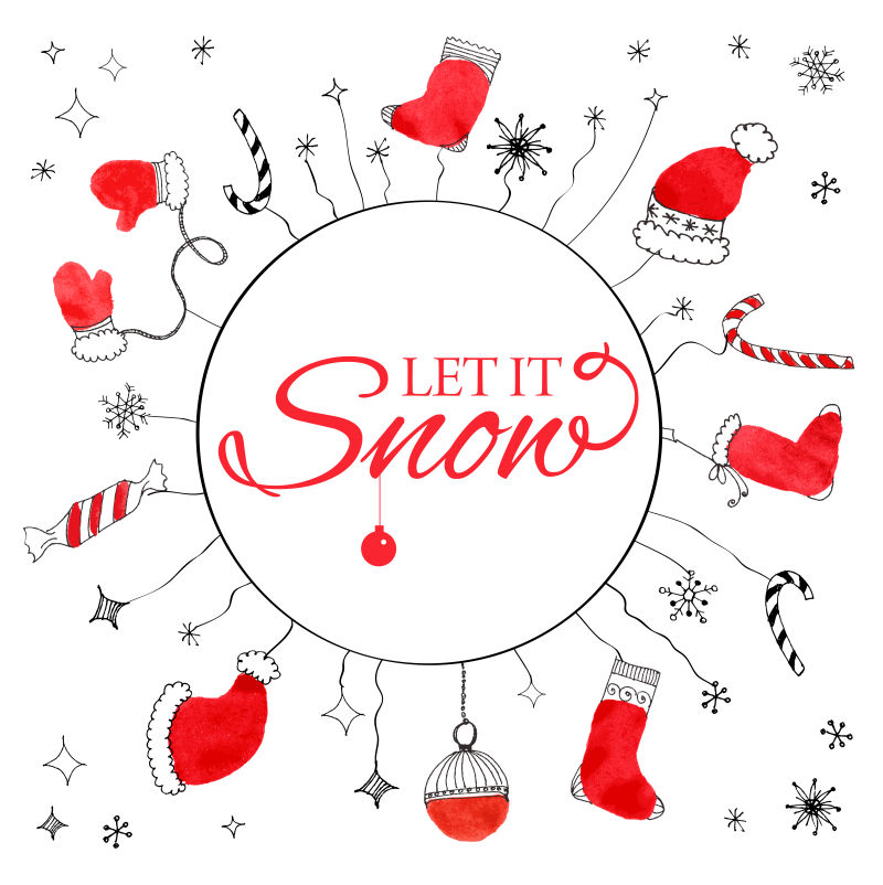 创意圣诞节背景设计矢量