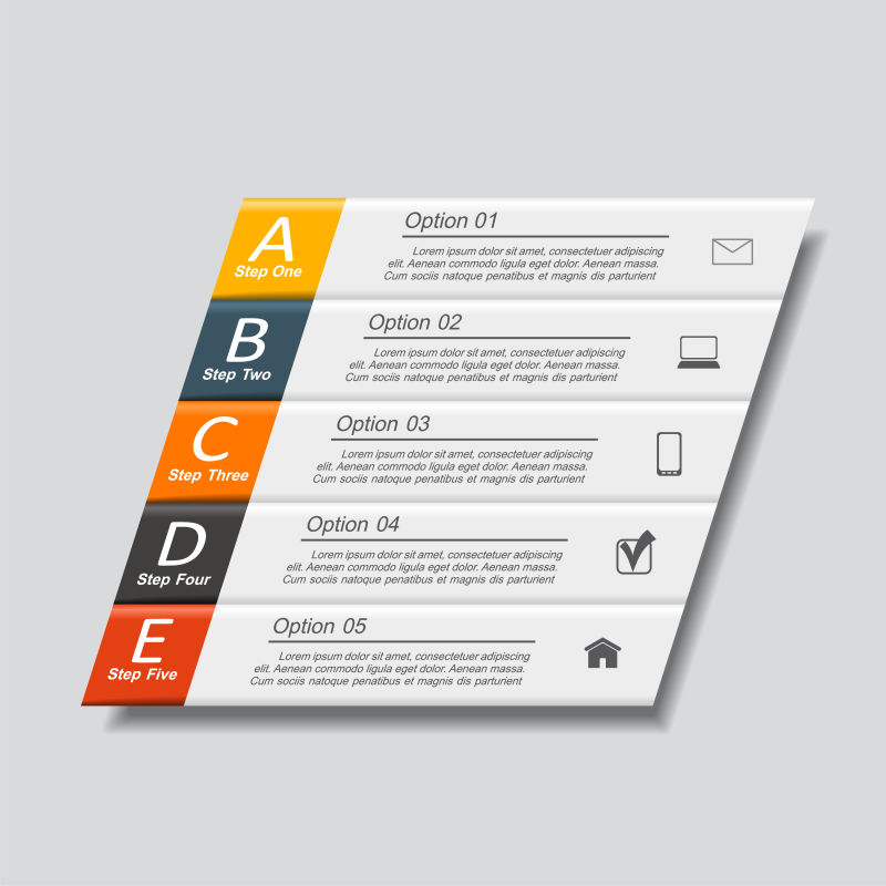 商业创意图表设计矢量