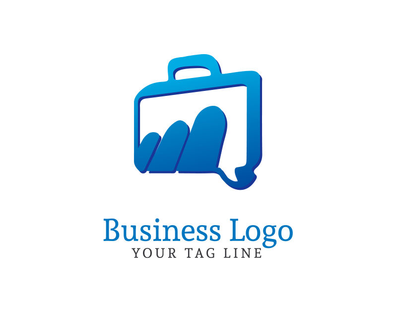 公文包图标矢量