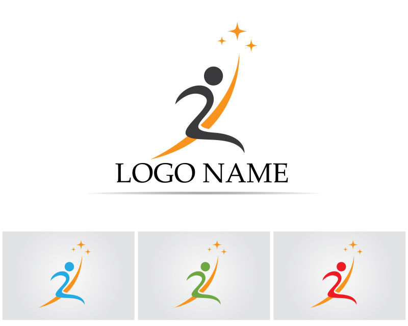 矢量的现代抽象logo标志