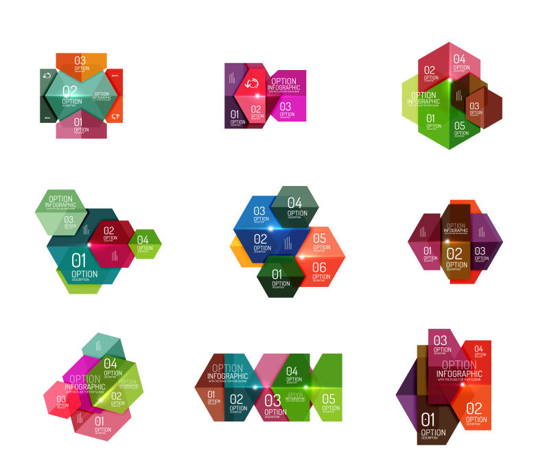 拼接的几何矢量