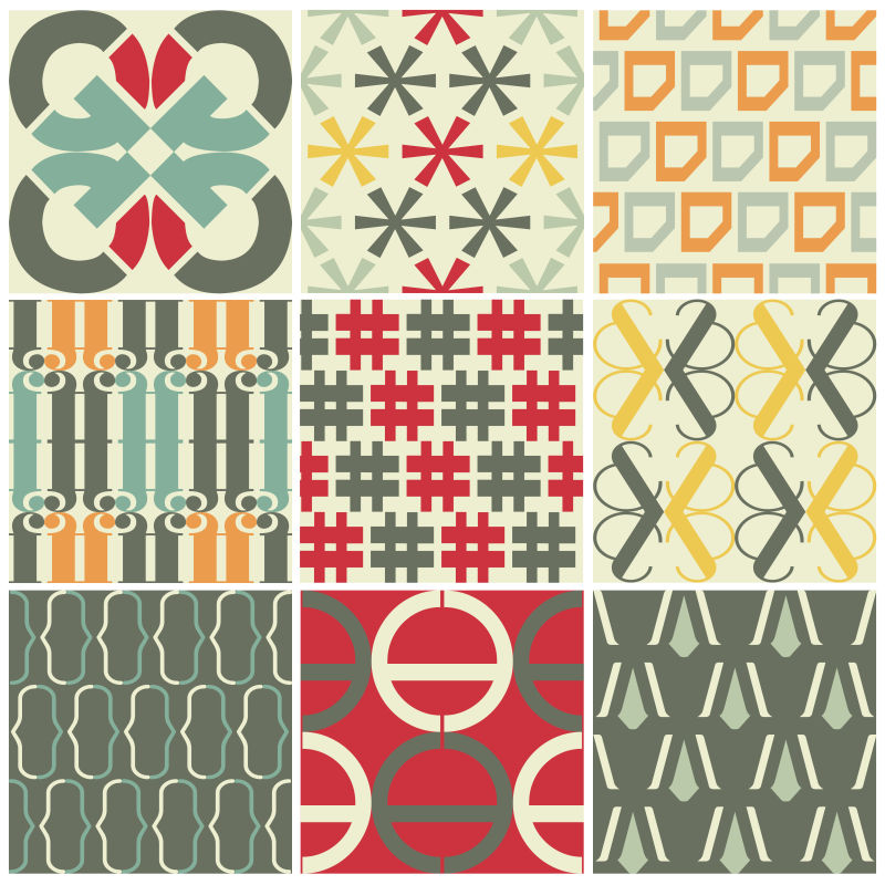 创意矢量抽象几何风格的现代背景