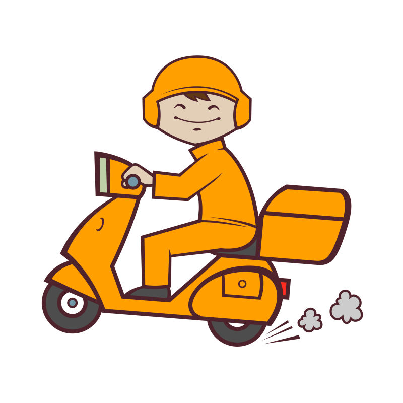 快速送货服务矢量标志