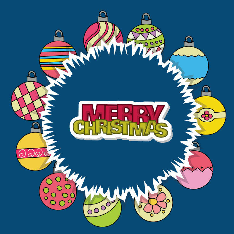 矢量的圣诞节卡片