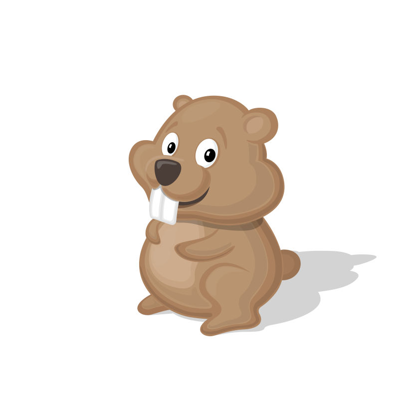 创意矢量卡通的仓鼠插图