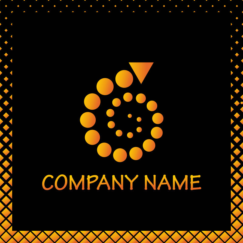 贪吃蛇创意商标矢量