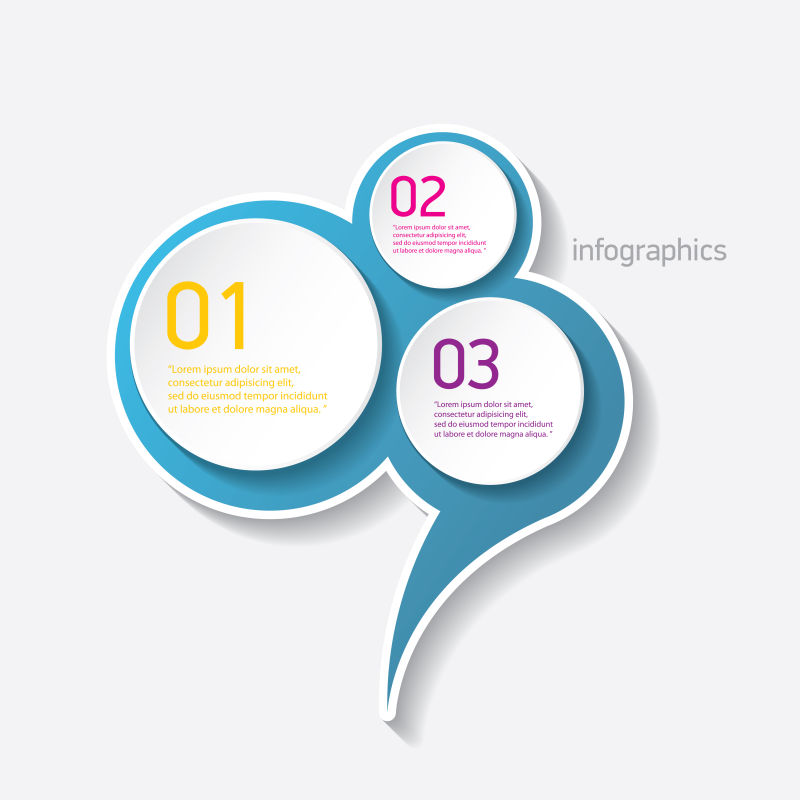 贤弟蓝色信息横幅布局设计矢量