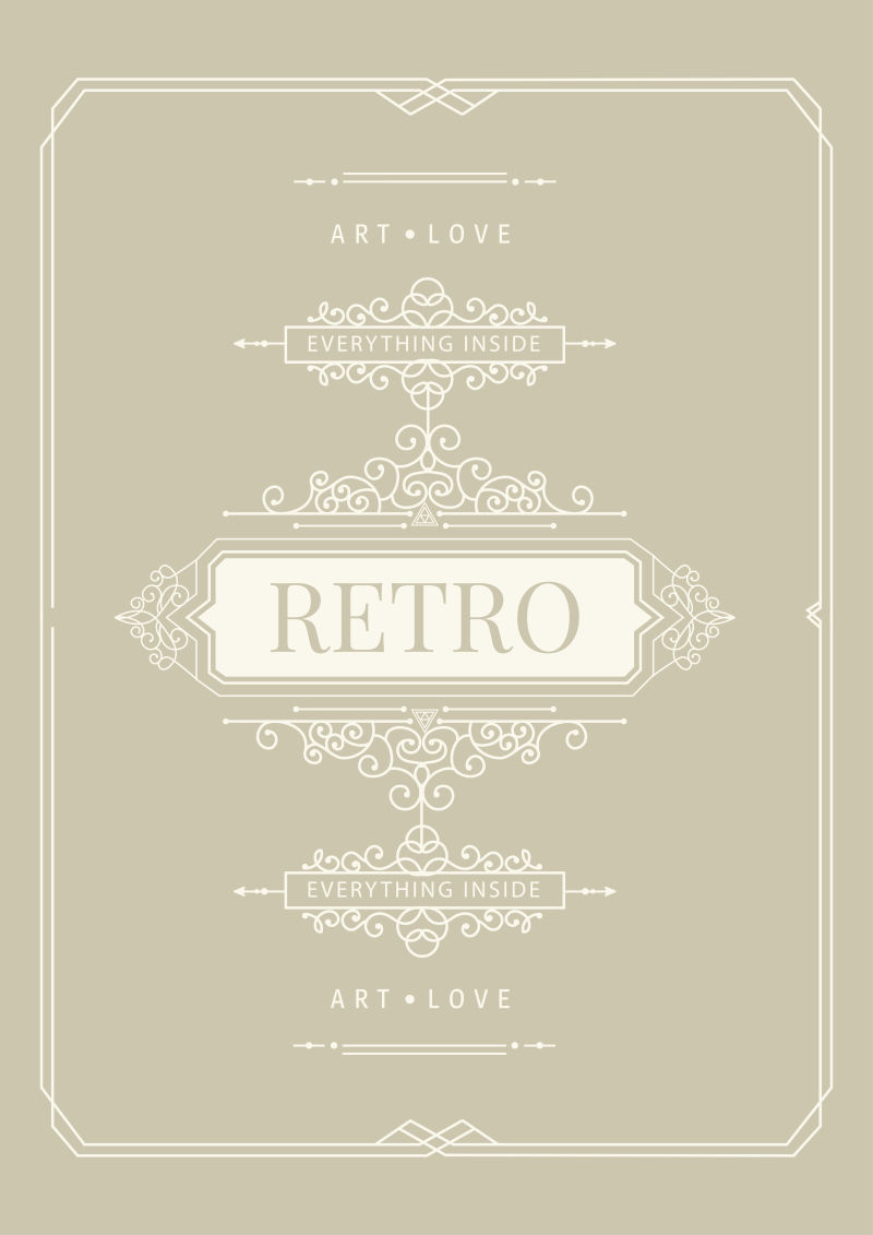 证书卡通样式矢量设计图