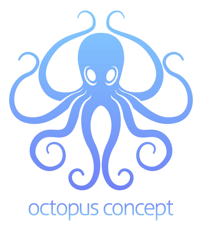 矢量章鱼概念设计