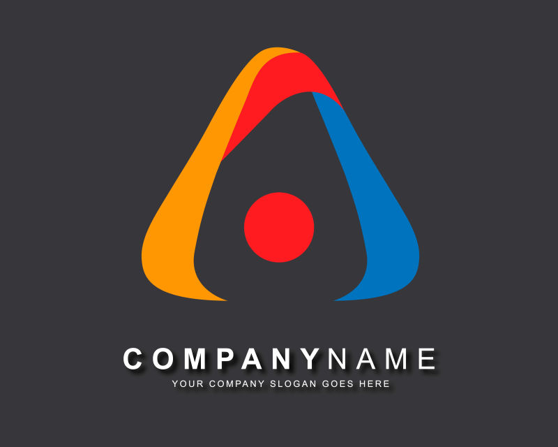 三角形商标矢量