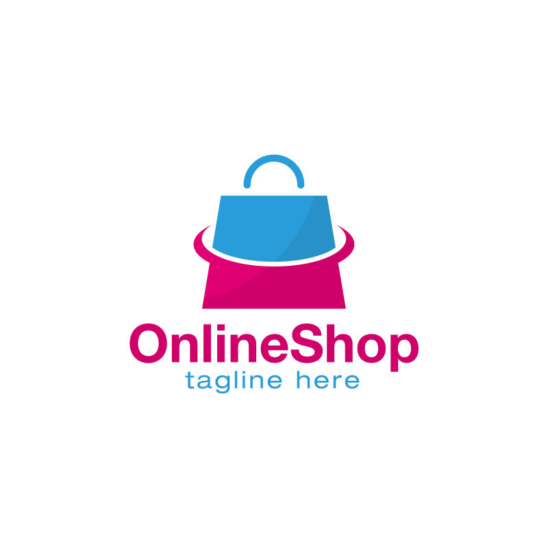 在线商店设计矢量