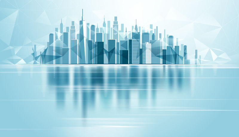 城市景观矢量图