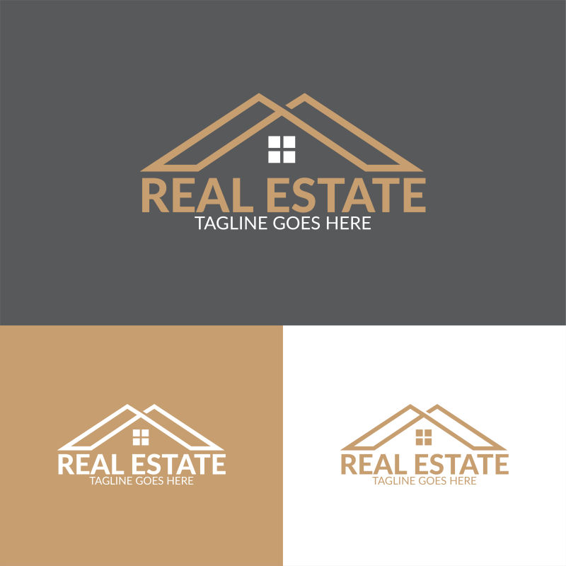 房地产logo设计矢量图