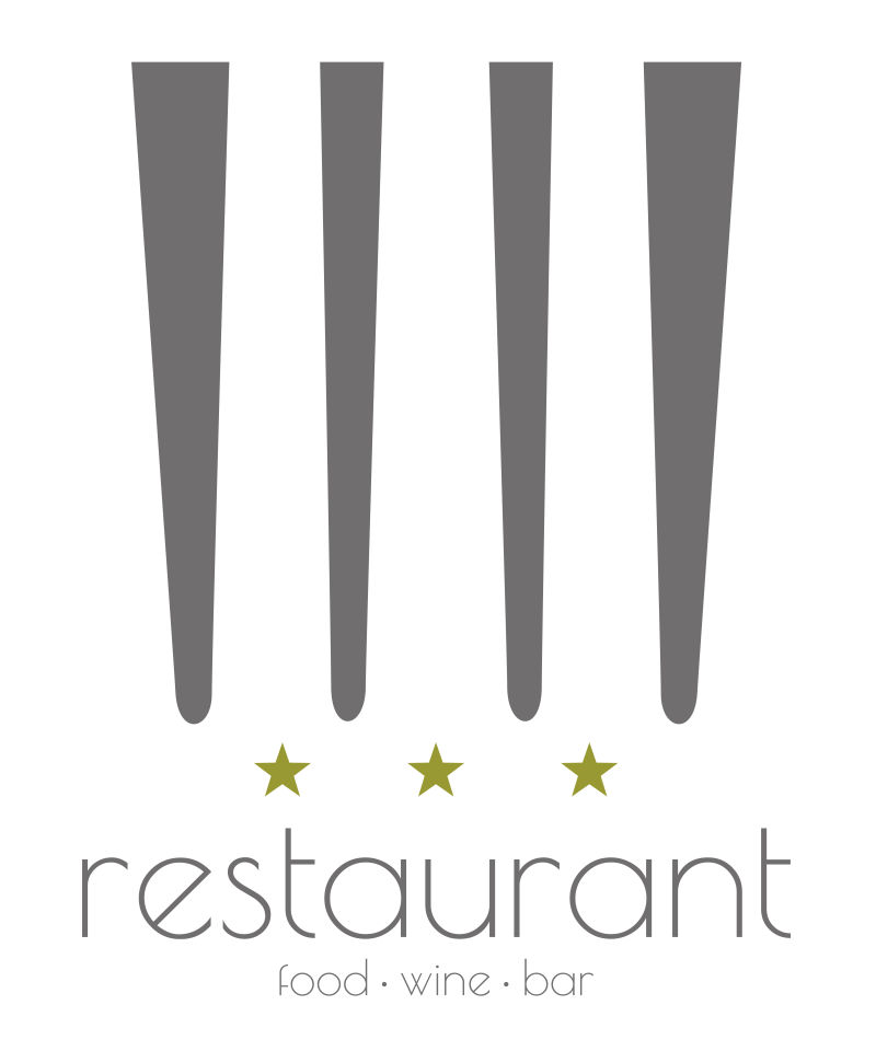 矢量的创意餐馆标志