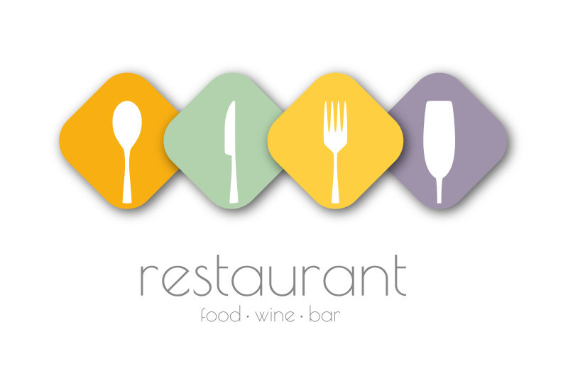 矢量的创意餐馆标志设计
