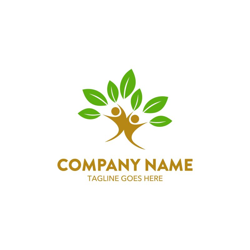 创意儿童护理标志矢量图