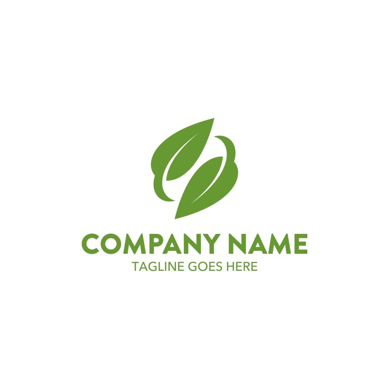 创意的温泉和美学标志矢量图