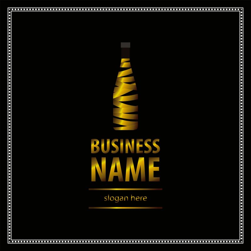 创意餐厅标志设计矢量