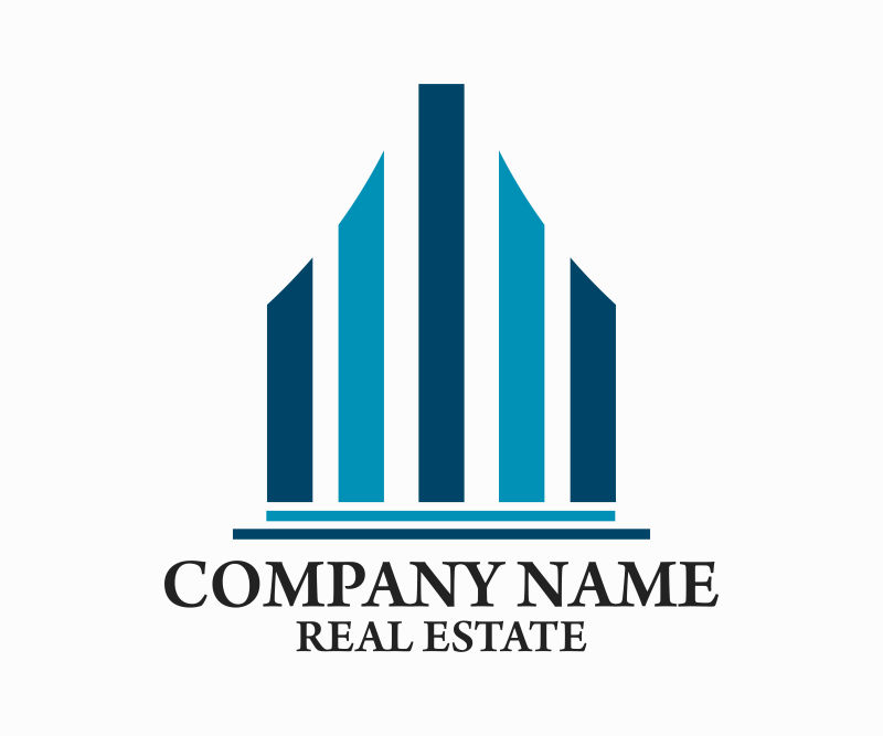 矢量创意建筑行业logo设计