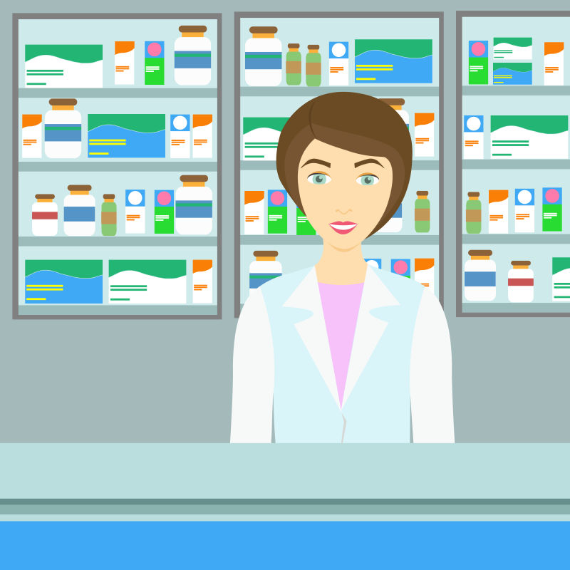 医学信息图表矢量设计