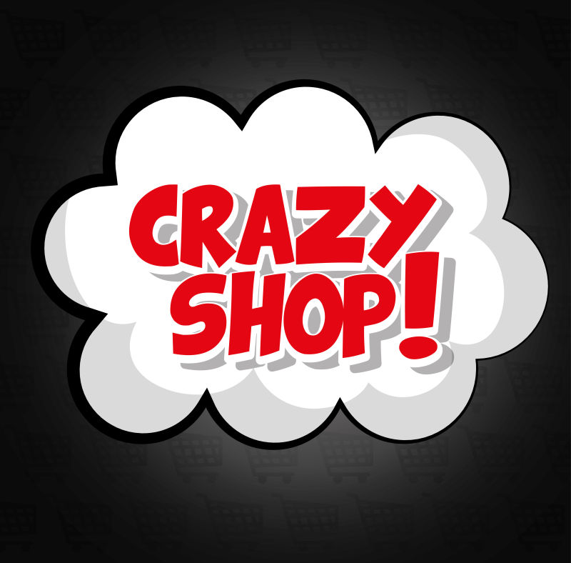 矢量销售字母广告