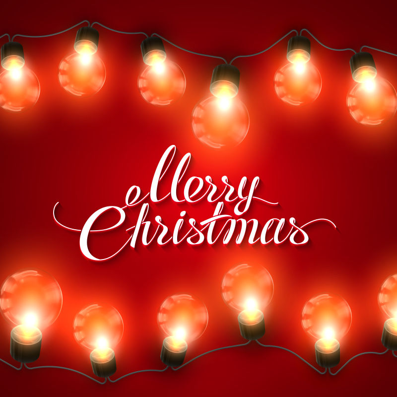 闪光灯设计的矢量贺卡