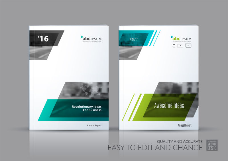 矢量小册子布局