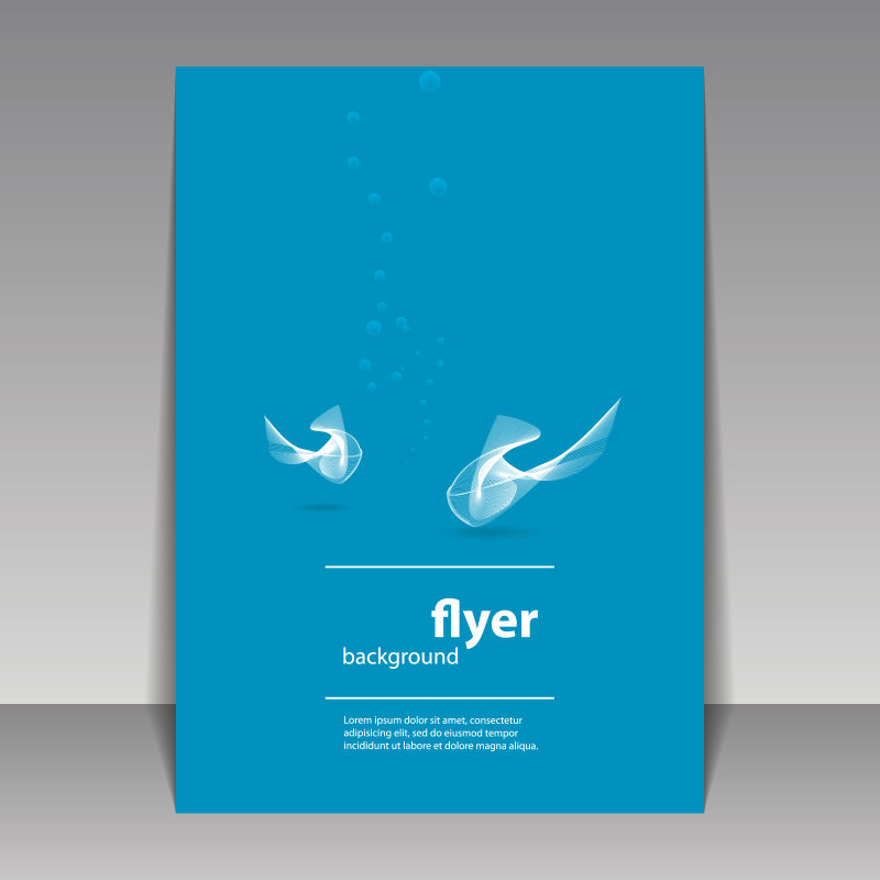 矢量的商业报告书封面