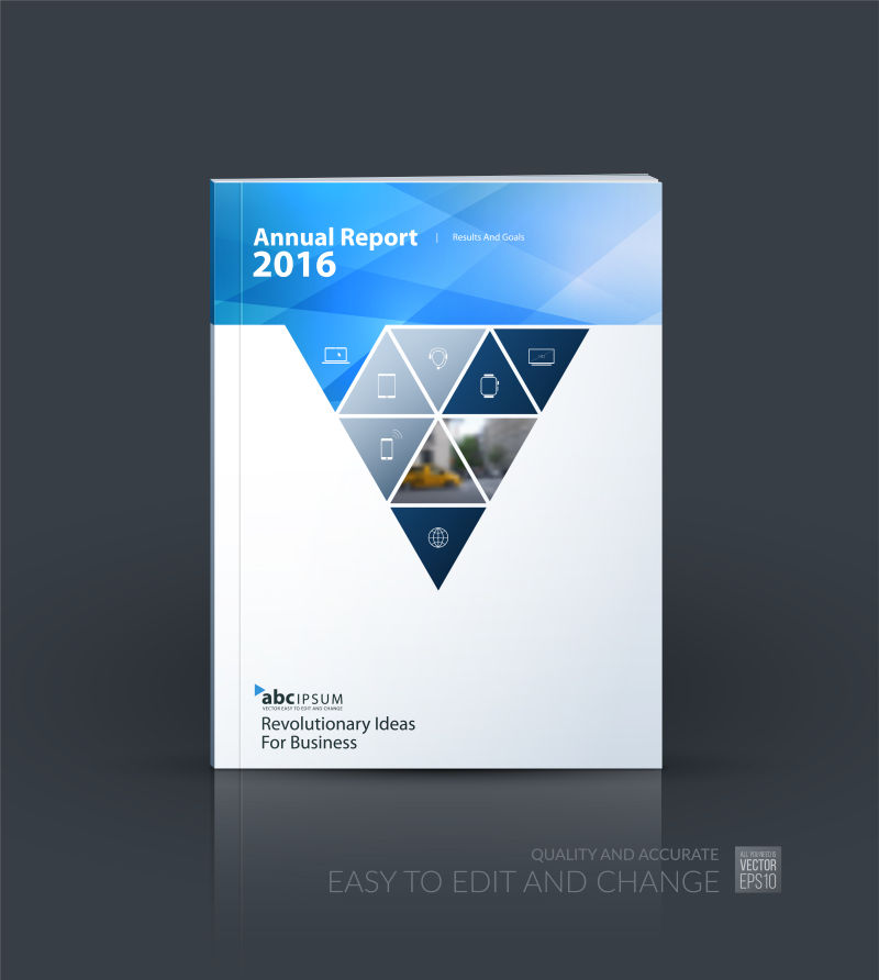 企业宣传册封面矢量设计