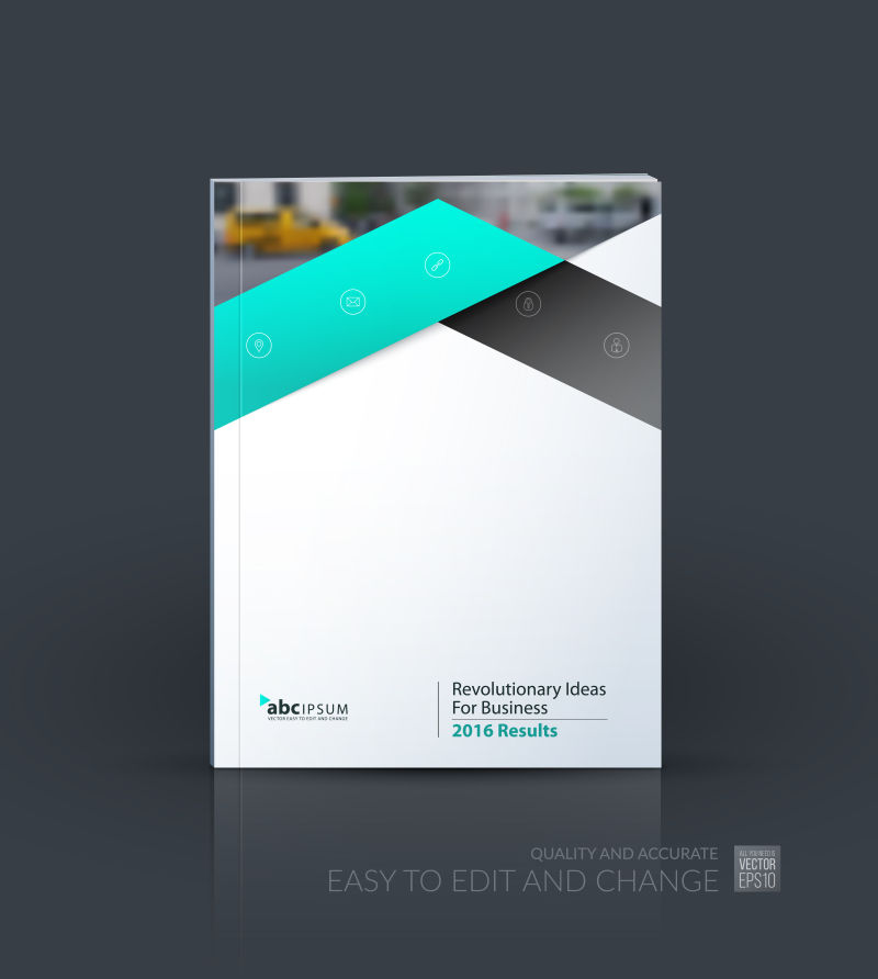 矢量的商务手册封面设计