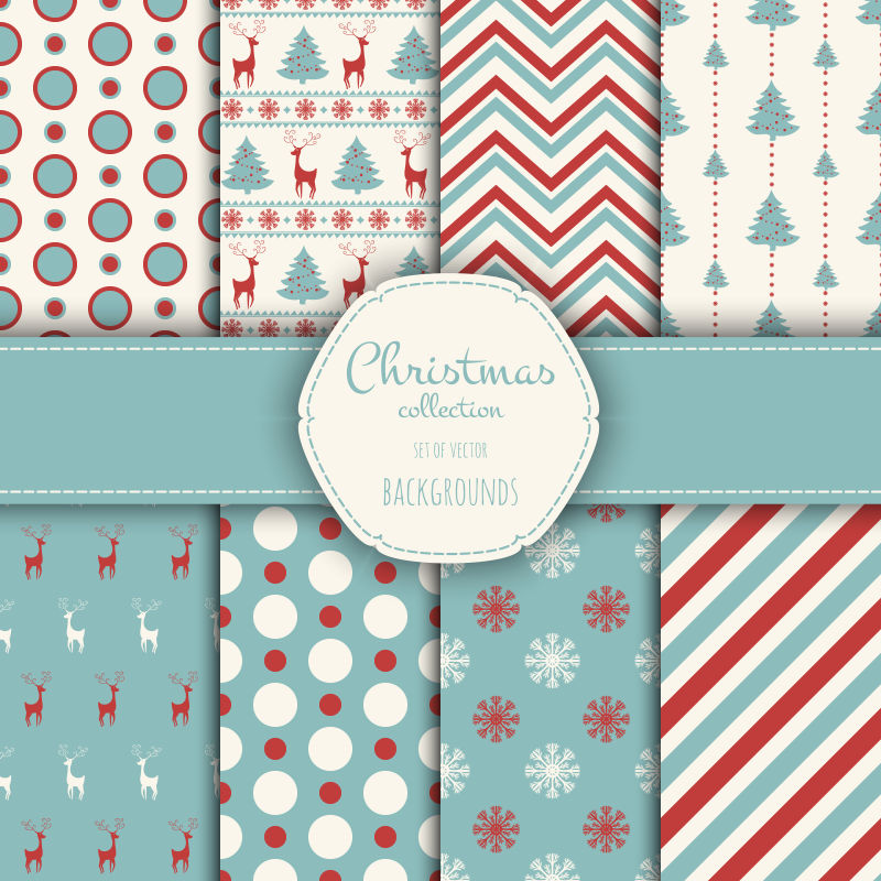 矢量圣诞图案设计背景