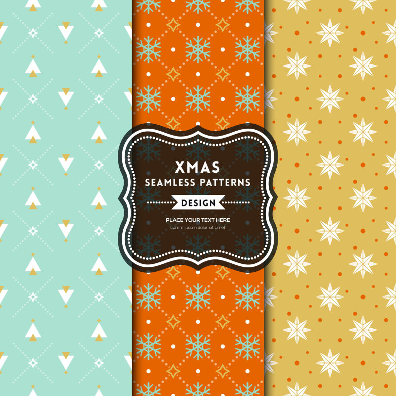 矢量多彩图案设计背景