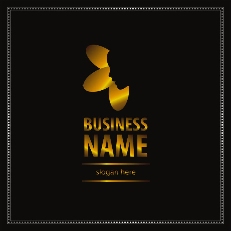 抽象矢量网页logo设计图