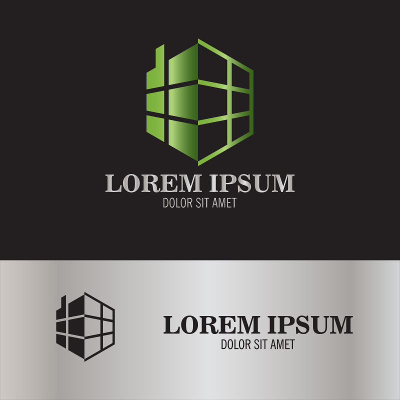 建筑标志设计矢量