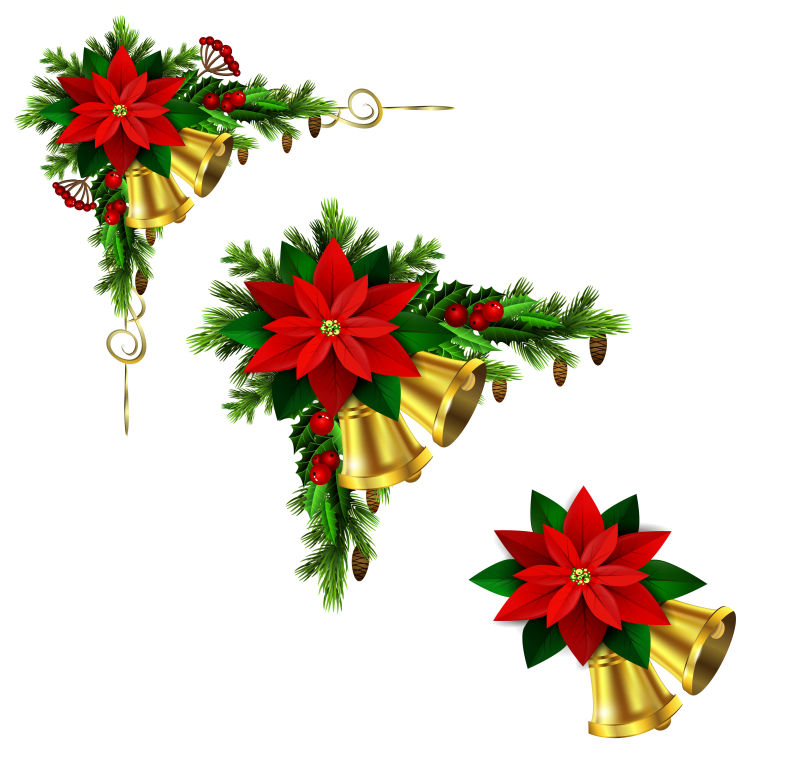 矢量圣诞框架装饰设计