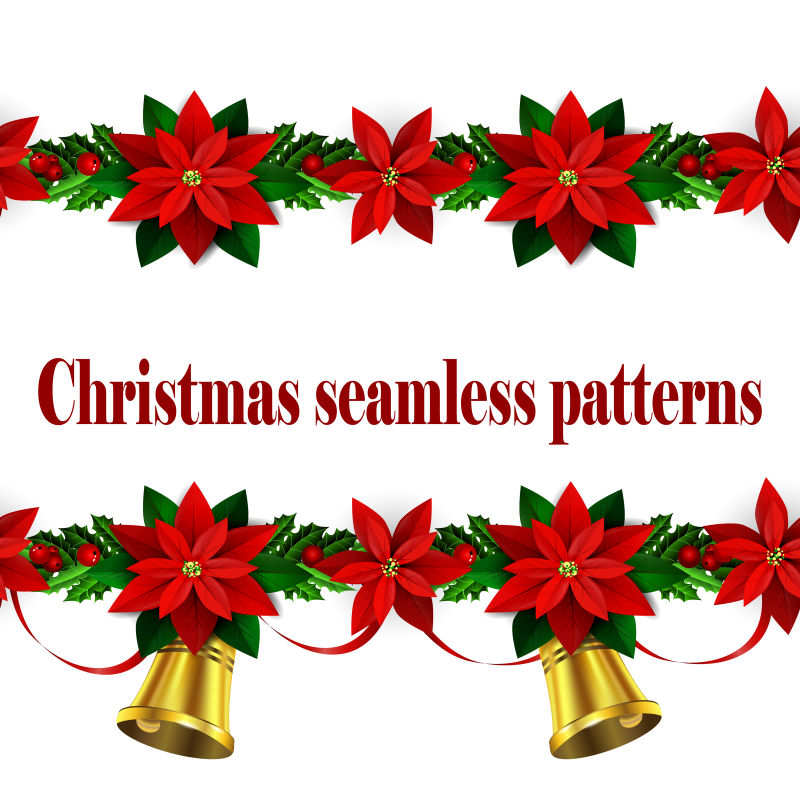 矢量圣诞节框架装饰元素设计图