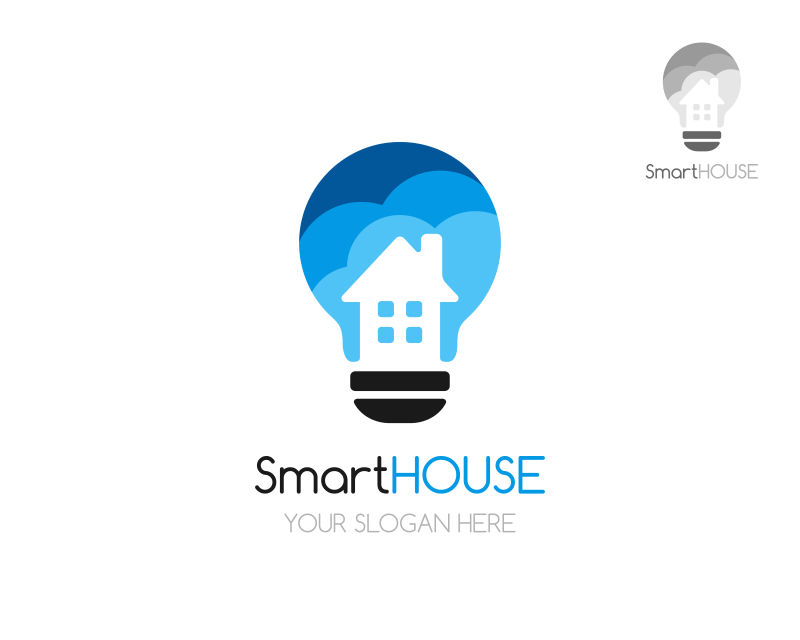 创意房屋标志矢量设计